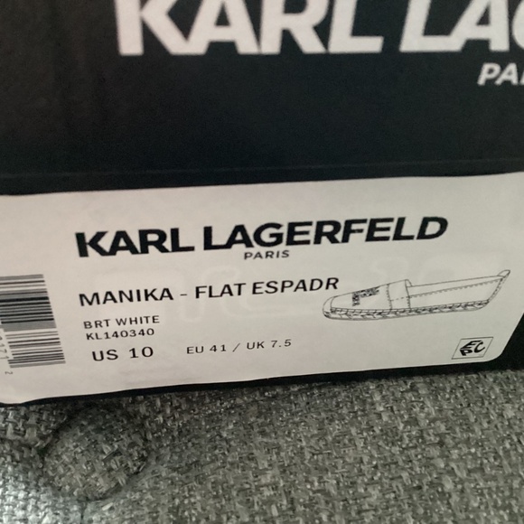 KARL LAGERFELD PARIS Manika Espadrille Loafer (Women), size 10M - Picture 9 of 15